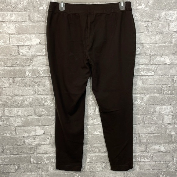 INC International Concepts Brown Stretch Pull on Pants - Picture 2 of 3